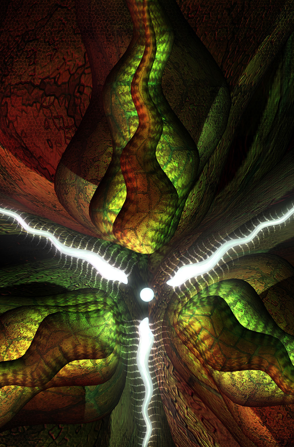 Centered Tri, digital artwork by Sunny Chancellor